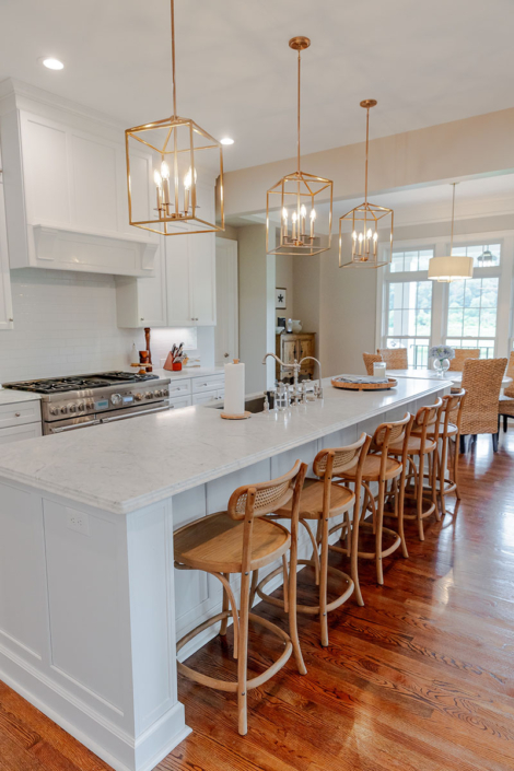 Southern Coastal kitchen island