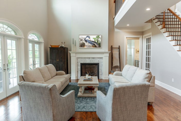 Southern Coastal living room