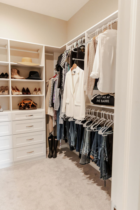 Southern Coastal walk-in closet