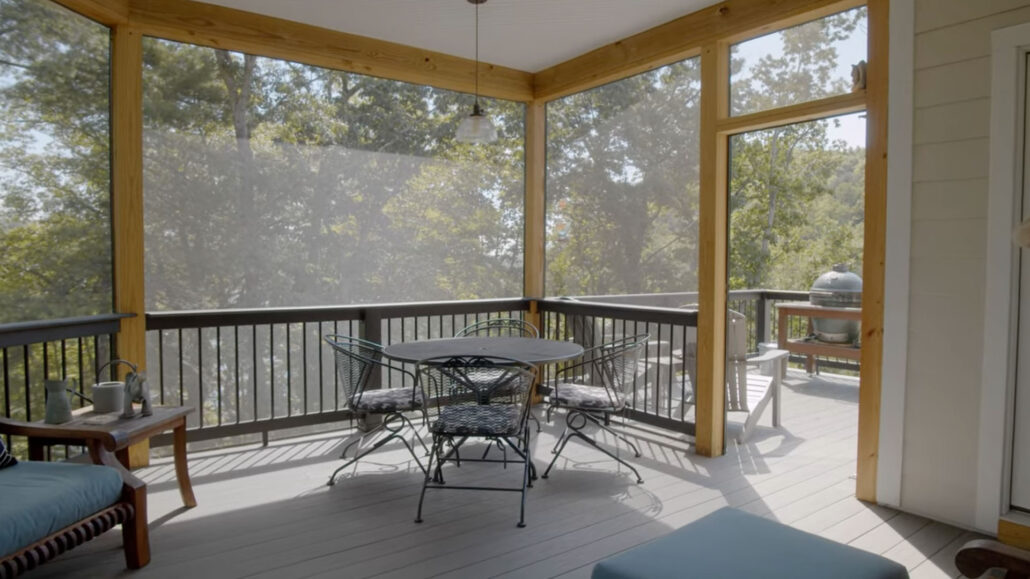 Mountainside View home porch
