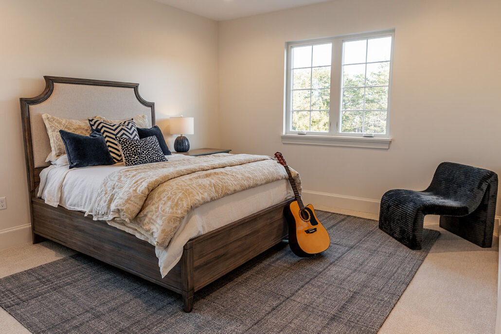 Refined English Cottage home bedroom