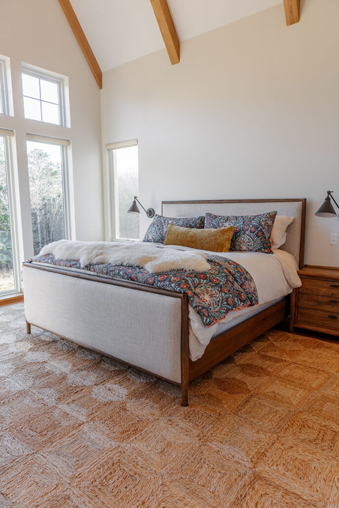 Refined English Cottage home bedroom