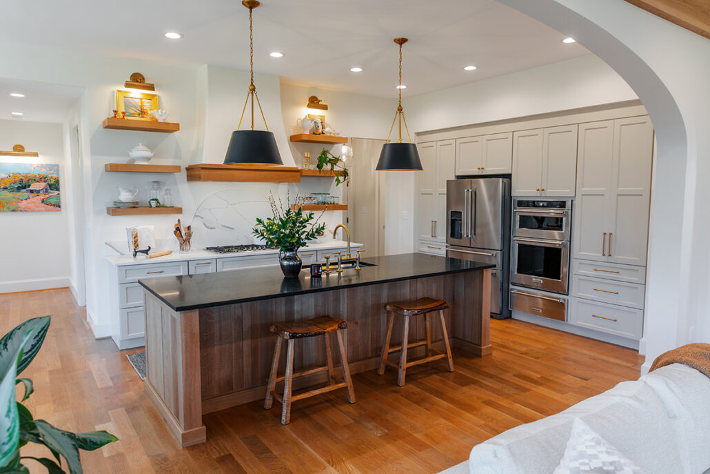 Refined English Cottage home kitchen