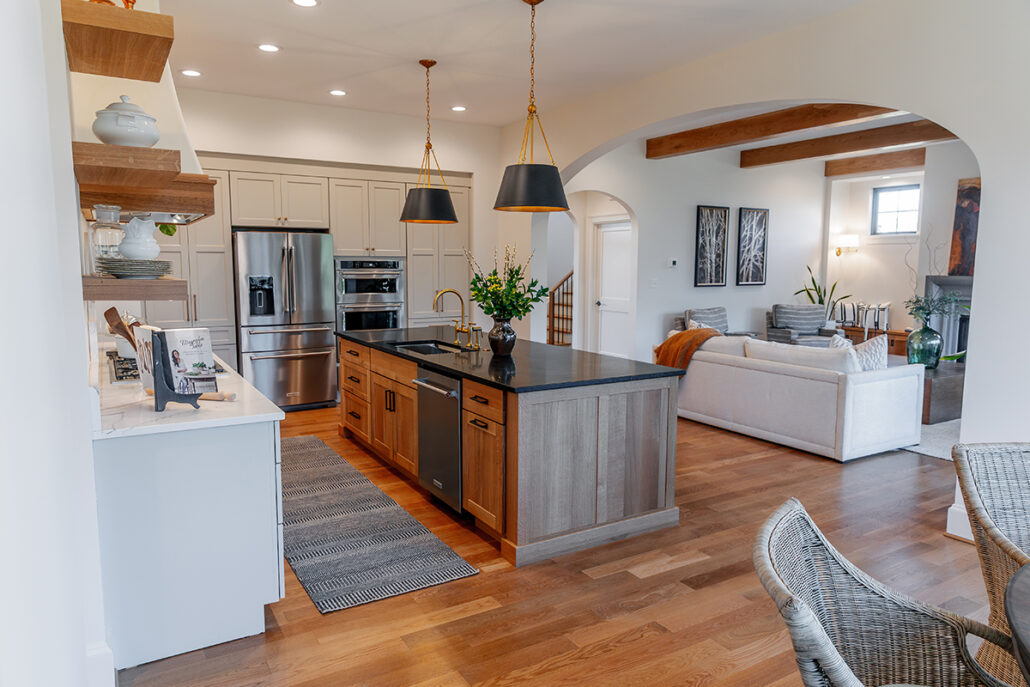 Refined English Cottage home kitchen