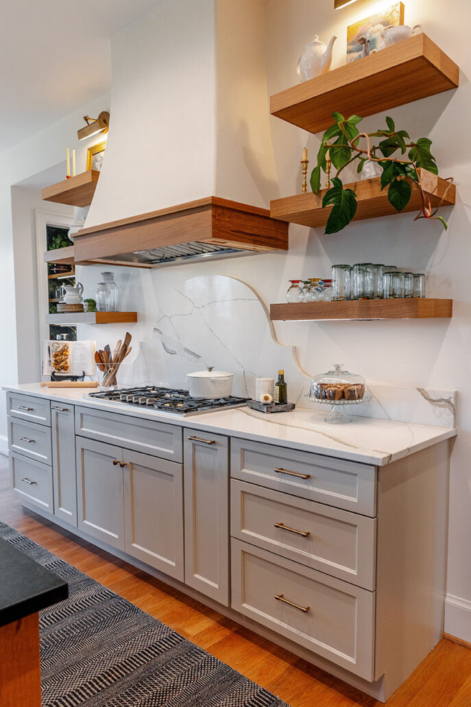 Refined English Cottage home kitchen