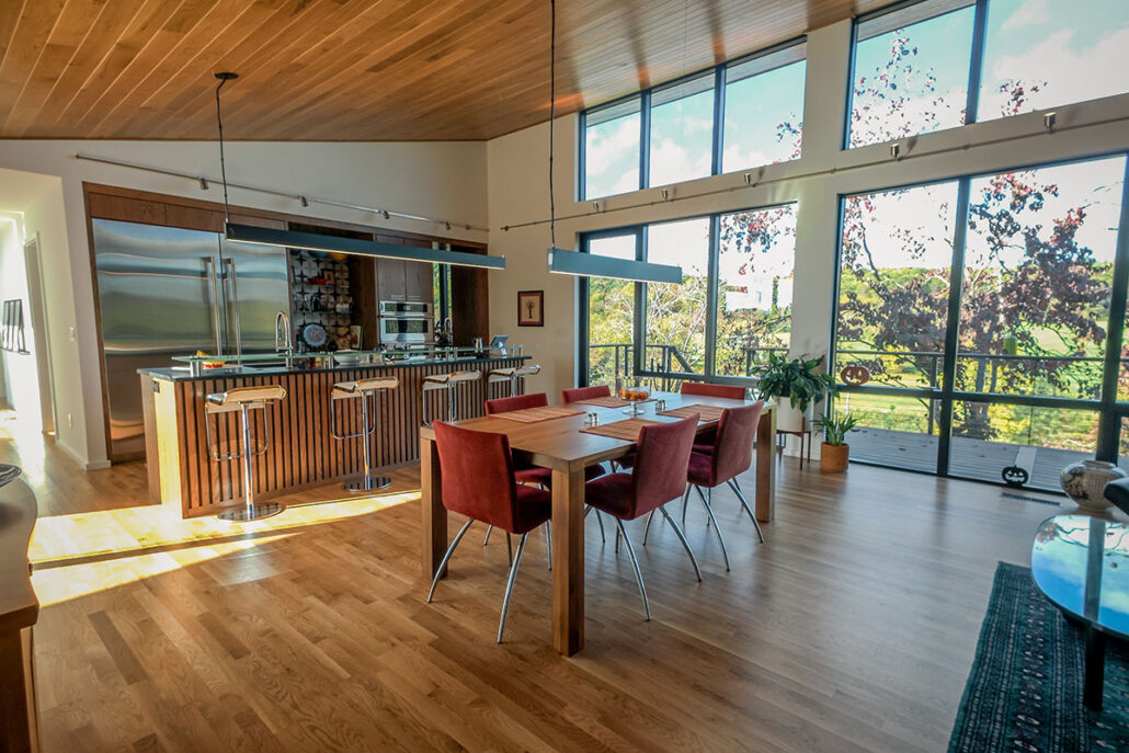 Mountain View Mid-Century home kitchen dining
