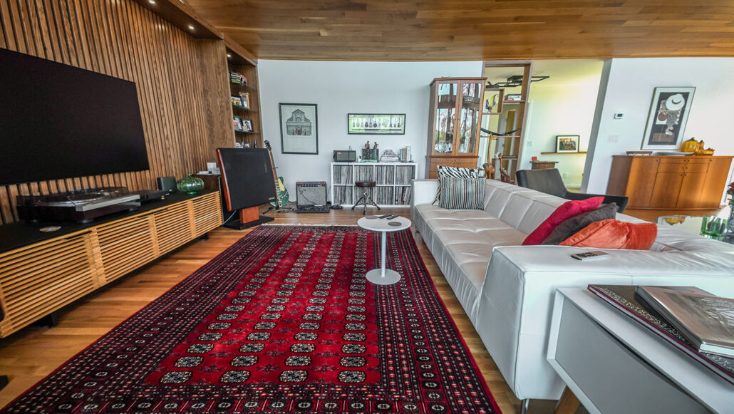 Mountain View Mid-Century home living room