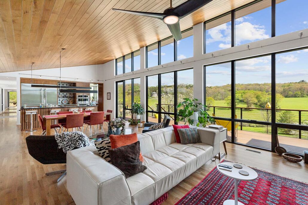 Mountain View Mid-Century home living room