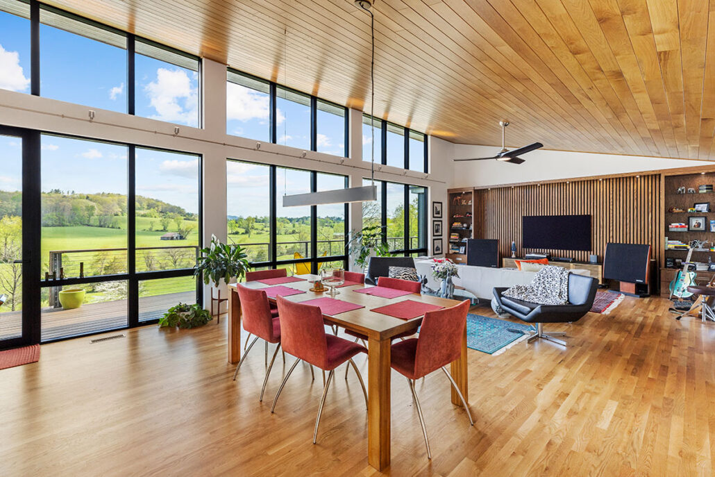 Mountain View Mid-Century home dining room
