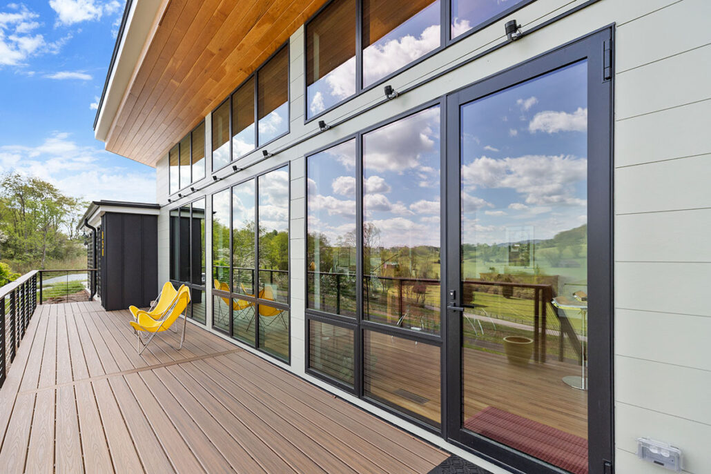 Mountain View Mid-Century home deck