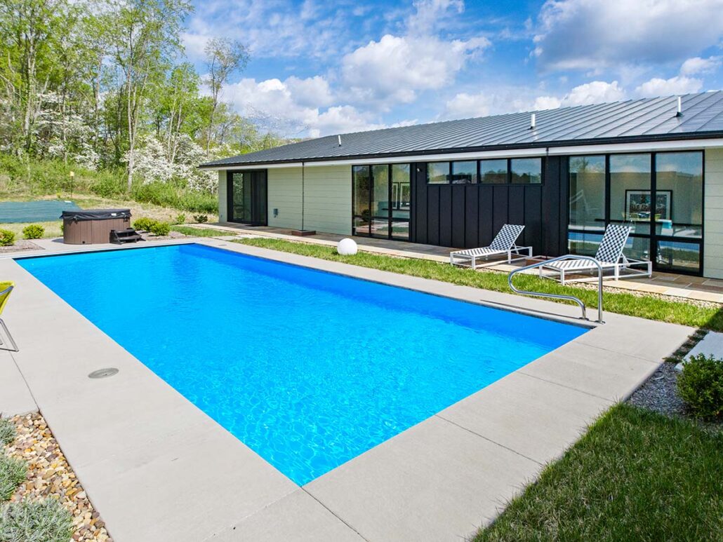 Mountain View Mid-Century home pool