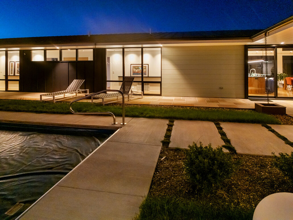 Mountain View Mid-Century home pool