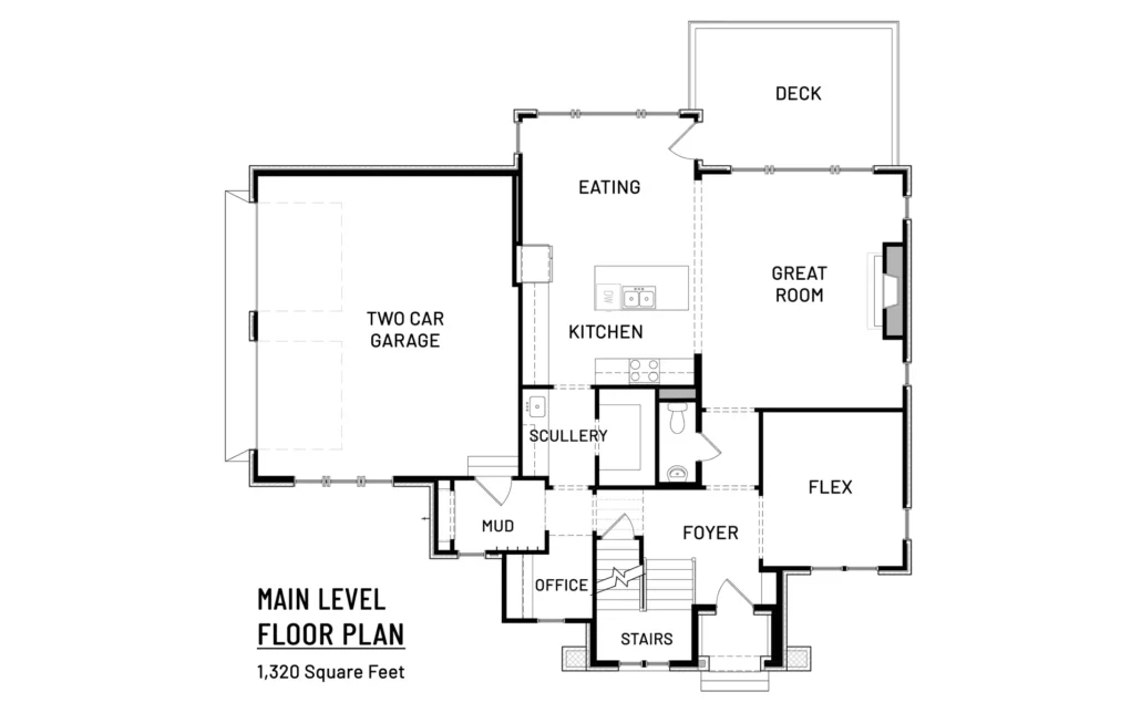 McLean home main level floor plan