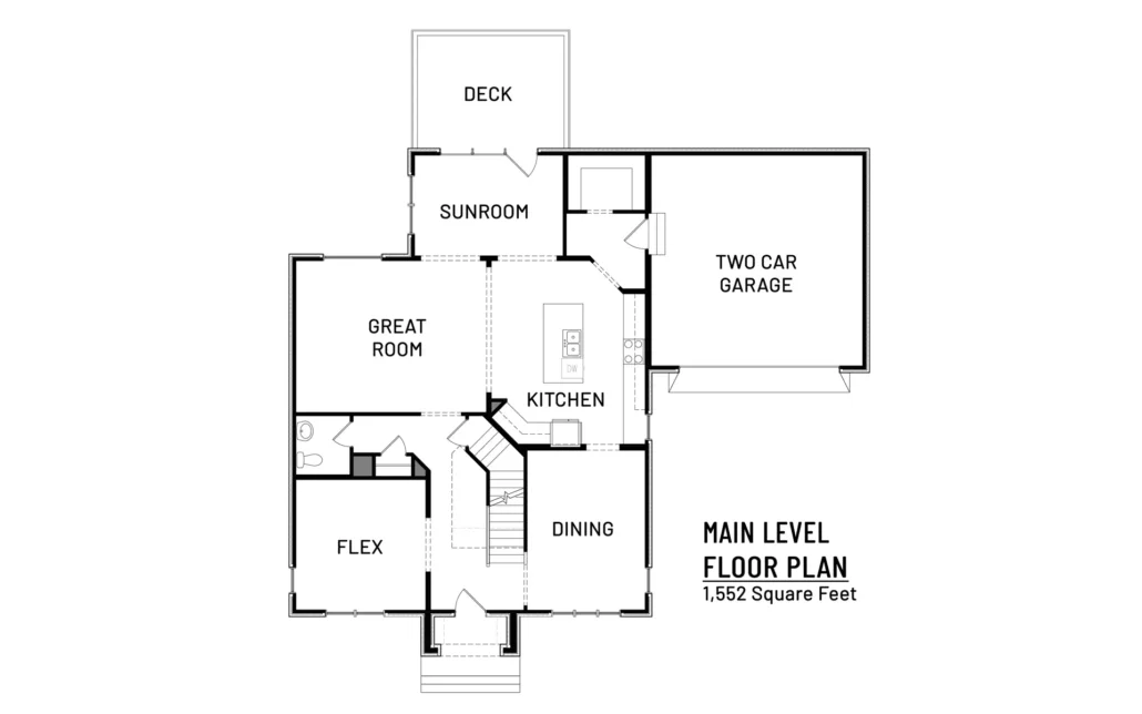 Grandin Main Level Floor Plan